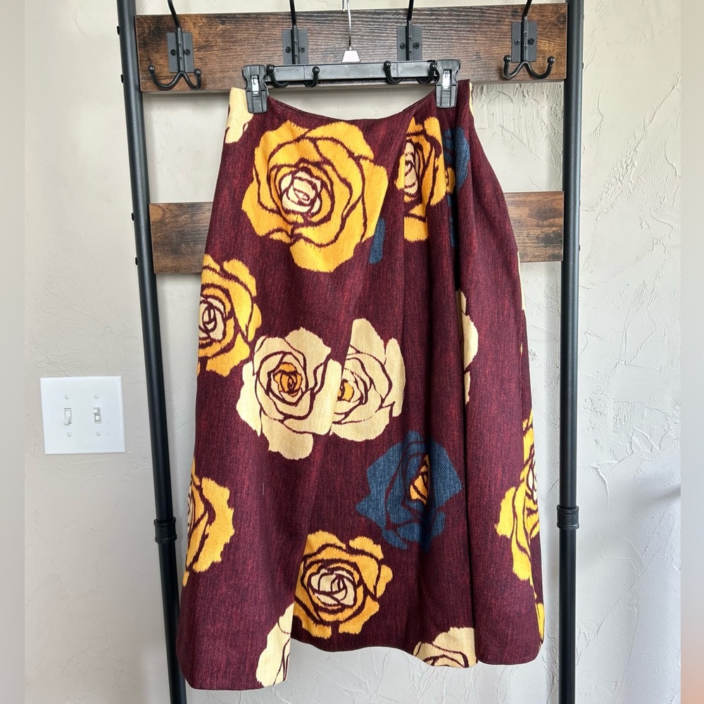 Floral wool Zara skirt